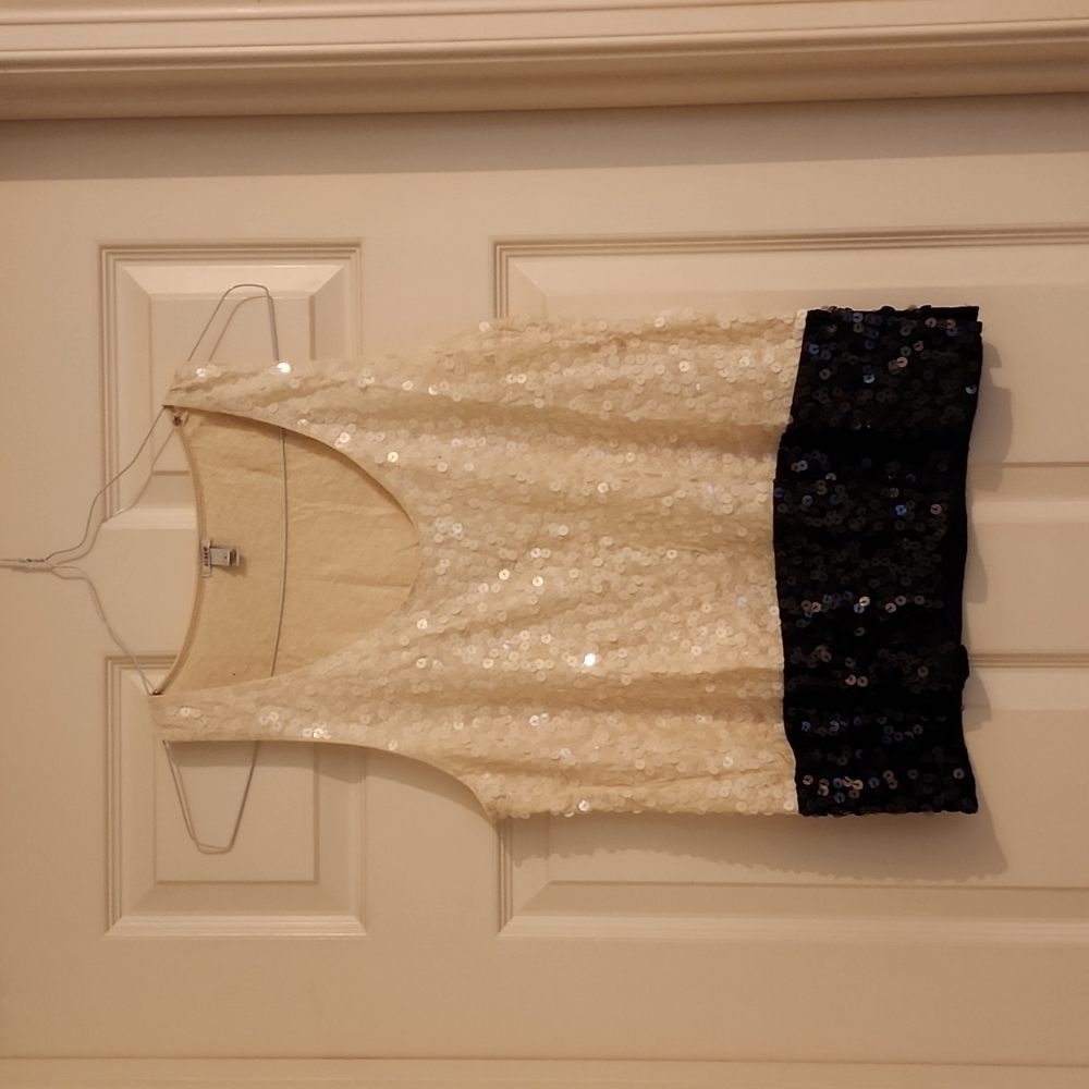 EUC J Crew Sequin Tank Top